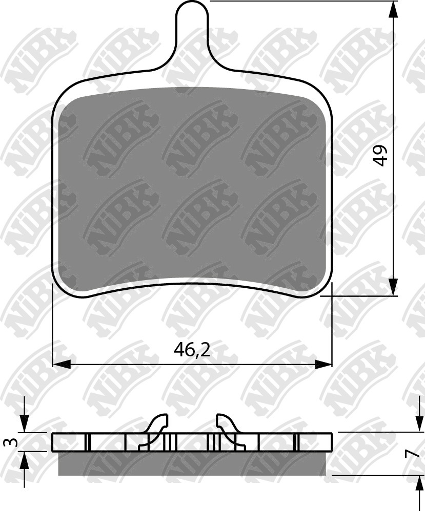NiBK Brakes Application Cross Reference and Image for NiBK