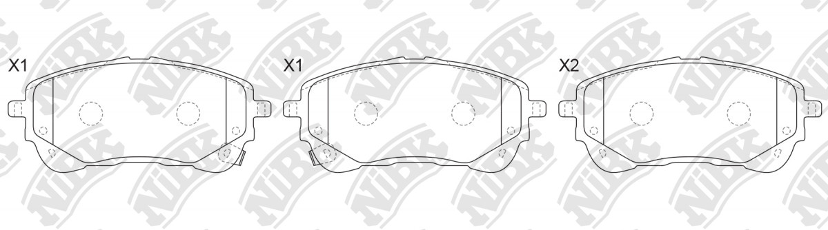 NiBK Brakes:: Application Cross Reference and Image for NiBK