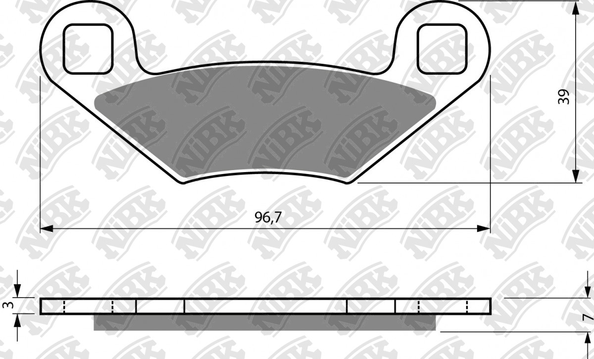 NiBK Brakes Application Cross Reference and Image for NiBK